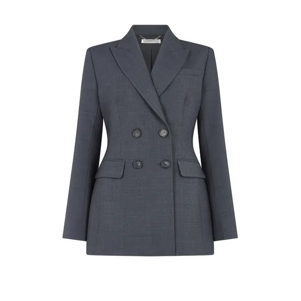 Meredith Jacket in Charcoal Summer Wool