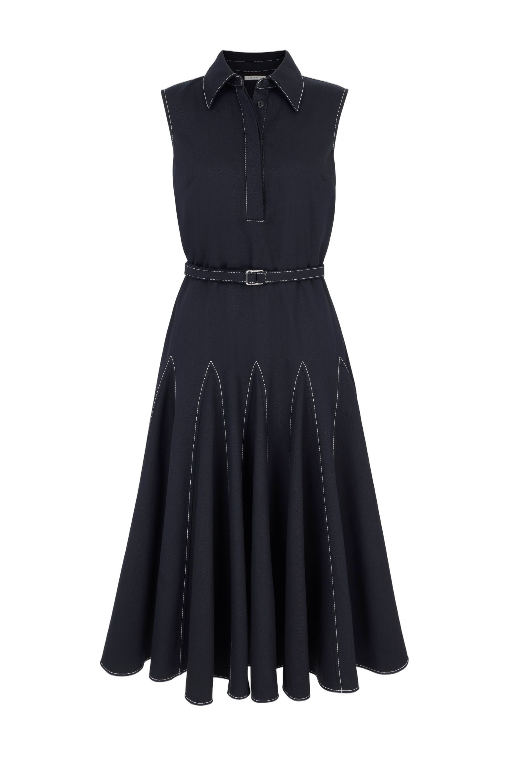 Emilia Wickstead Monique Dress in Black Denim Emilia Wickstead dress