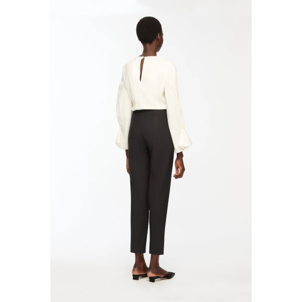 Emilia Wickstead ivory superfine merino top