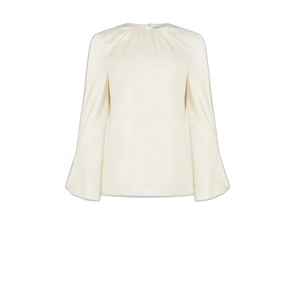 Rome Top in Ivory Superfine Merino
