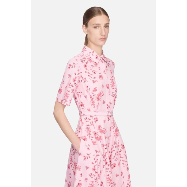 Emilia Wickstead scattered daisies on pink dress