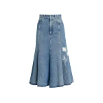 Erdem-Embroidered-Denim-Midi-Skirt-coveti45049_nobg Erdem Embroidered Denim Midi Skirt - Skirts - British Romantic Luxury at Coveti