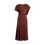 Erdem Floral Creponne Jacquard Short Sleeve Midi Dress - Dresses - British Romantic Luxury at Coveti