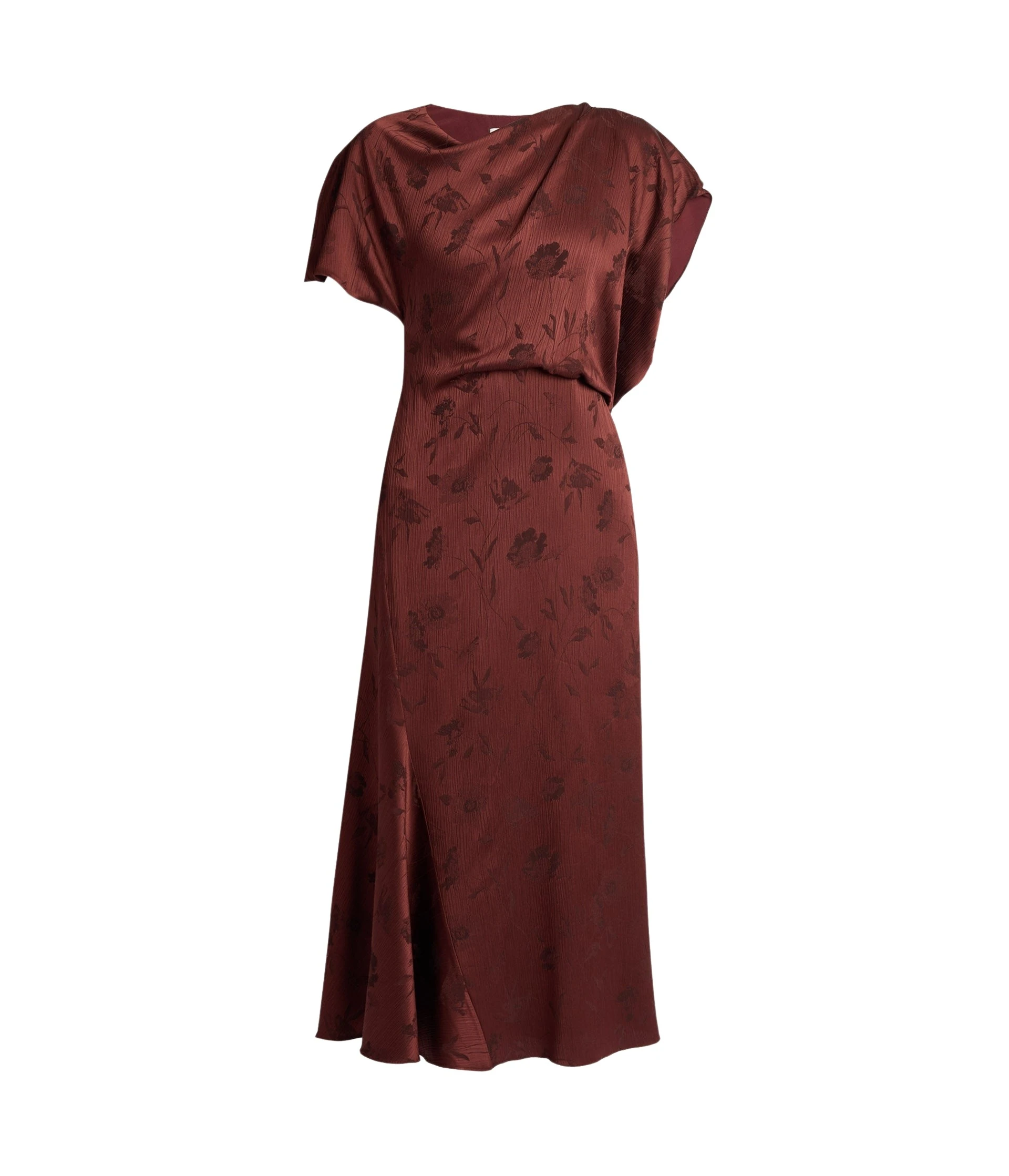 Erdem-Floral-Creponne-Jacquard-Short-Sleeve-Midi-Dress-coveti25365_nobg Erdem Floral Creponne Jacquard Short Sleeve Midi Dress - Dresses - British Romantic Luxury at Coveti