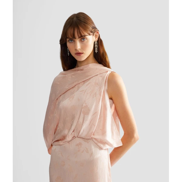 Erdem Silk Creponne Drape Gown - Dresses - British Romantic Luxury at Coveti