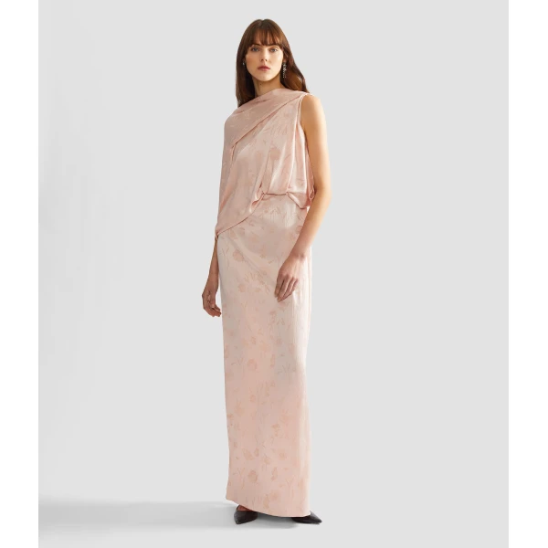 Erdem Silk Creponne Drape Gown - Dresses - British Romantic Luxury at Coveti