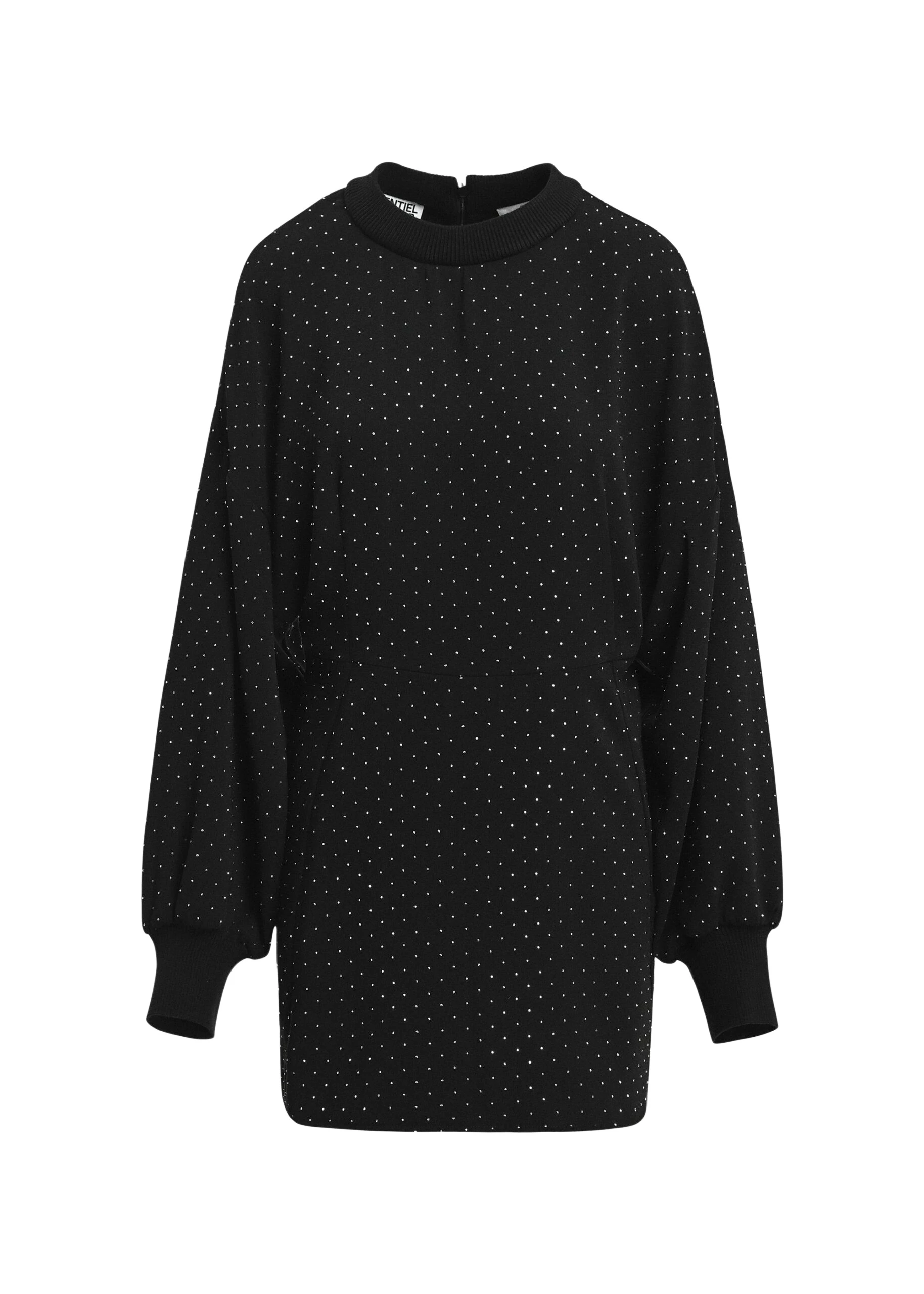 Essentiel-Antwerp-Black-rhinestone-embellished-mini-dress-scaled36263_nobg Black rhinestone-embellished mini dress
