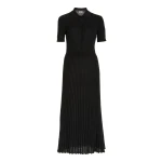 Gabriela Hearst Amor Knit Midi Dress in Black Cashmere Silk