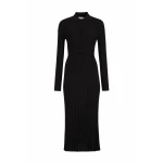 Gabriela Hearst Ardor Knit Maxi Dress in Black Cashmere Silk