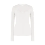 Gabriela Hearst Browning Knit Sweater in Ivory Cashmere Silk