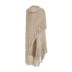Gabriela Hearst Lauren Knit Wrap in Oatmeal Welfat Cashmere