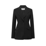 Gabriela Hearst Leiva Blazer in Black Sportswear Wool
