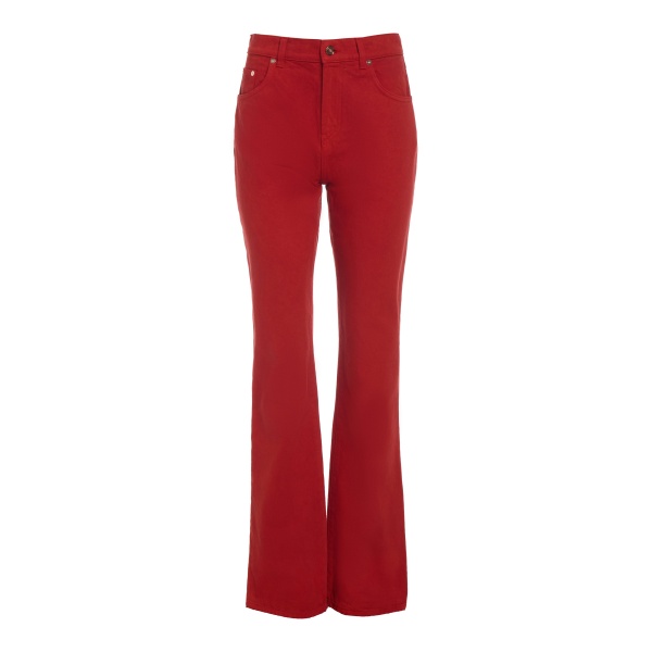 Gabriela Hearst Rey Straight-leg Jean in Antelope Orange Recycled Cotton Denim