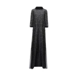 Gemy Maalouf 3/4 Sleeves Beaded kaftan