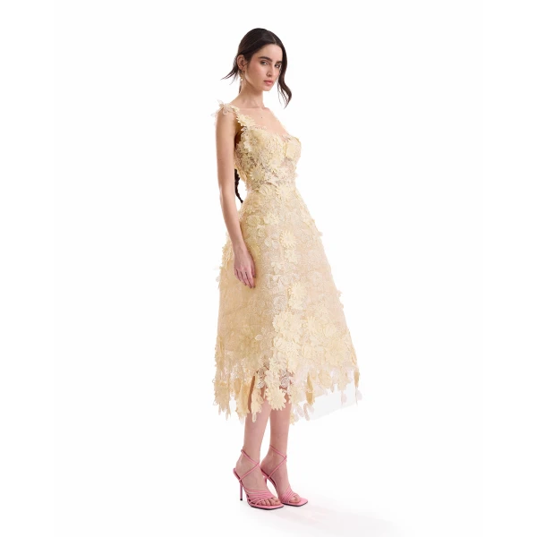 Gemy Maalouf Yellow dress