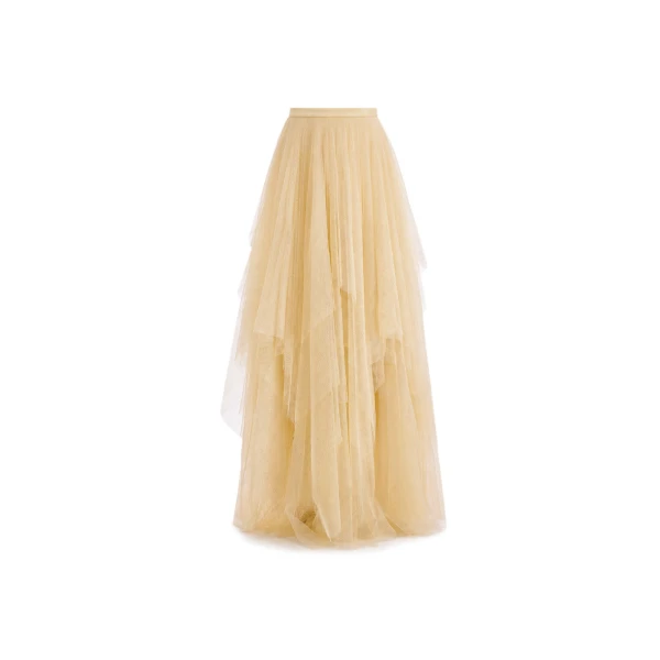 Gemy Maalouf 3D Floral Tulle Corset Set