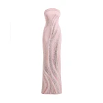 Gemy Maalouf Abstract Beaded Dress