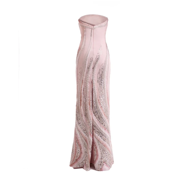 Gemy Maalouf Abstract Beaded Dress