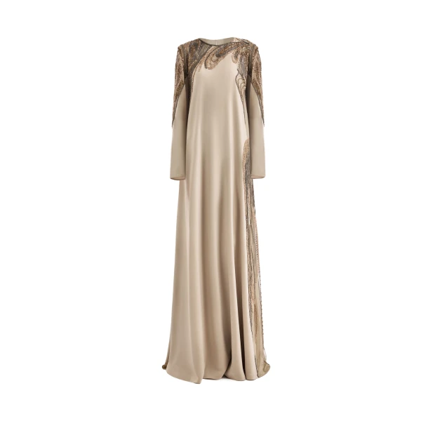 Gemy Maalouf Asymmetrical Beading Dress