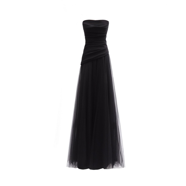Gemy Maalouf Asymmetrical Draped Corset Dress
