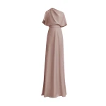 Gemy Maalouf Asymmetrical Draped Neckline Dress