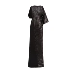 Gemy Maalouf Asymmetrical Neckline Dress