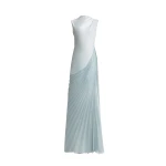 Gemy Maalouf Asymmetrical Sheer Overskirt Dress
