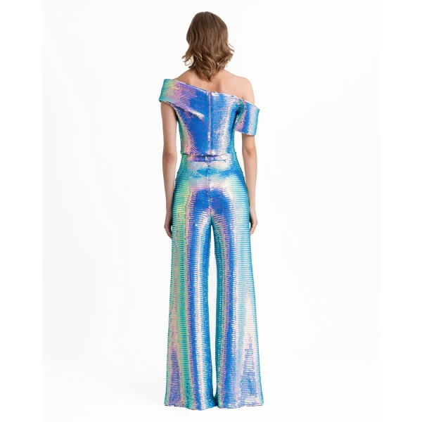 Gemy Maalouf Blue top