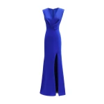 Gemy Maalouf Asymmetrical Waistline Dress