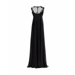 Gemy Maalouf Beaded A-Line Open-Back Dress