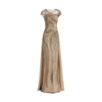 Gemy Maalouf Beaded Embroidered Dress