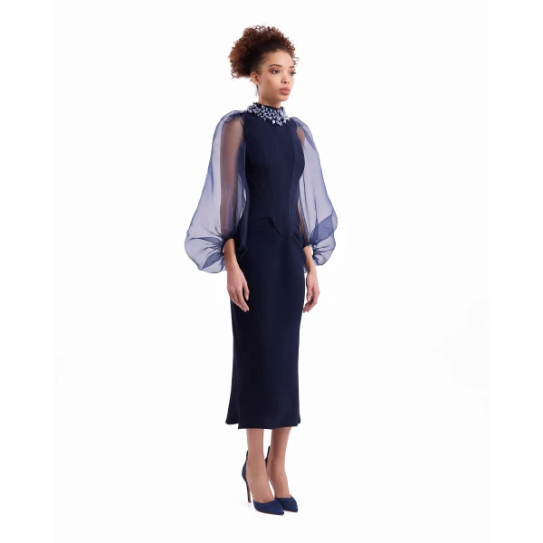 Gemy Maalouf Blue top