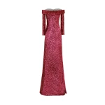 Gemy Maalouf Beaded Neckline Dress