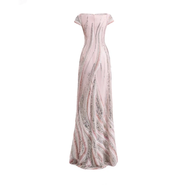 Gemy Maalouf Beaded Sequin Dress