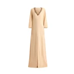 Gemy Maalouf Beaded V-Neck Kaftan