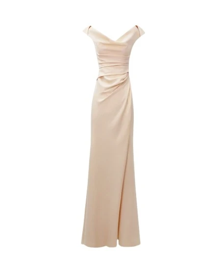 Gemy-Maalouf-Bow-Shoulder-Drapped-Dress-coveti49045_nobg Gemy Maalouf Bow-Shoulder Drapped Dress