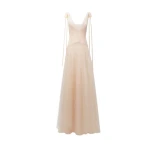 Gemy Maalouf Bow-Shoulder Tulle Dress