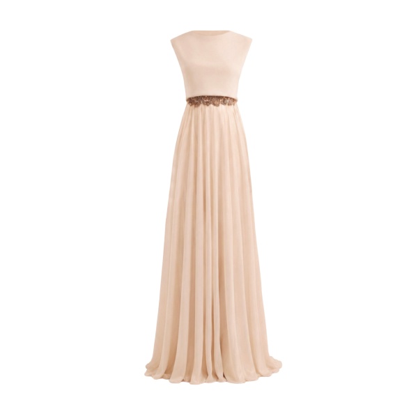 Gemy Maalouf Cowl Gathered Dress