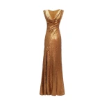 Gemy Maalouf Cowl-Neckline Dress