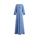 Gemy Maalouf Crystal Bow Kaftan