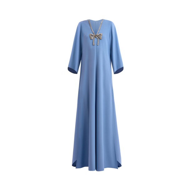 Gemy Maalouf Crystal Bow Kaftan