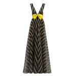 Gemy Maalouf Deep Flared Dress