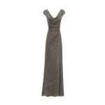 Gemy Maalouf Draped Cowl-Neckline Dress