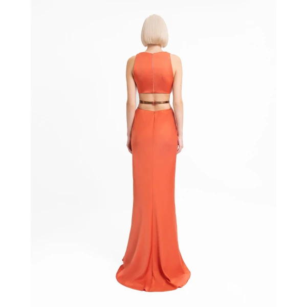 Gemy Maalouf Orange dress
