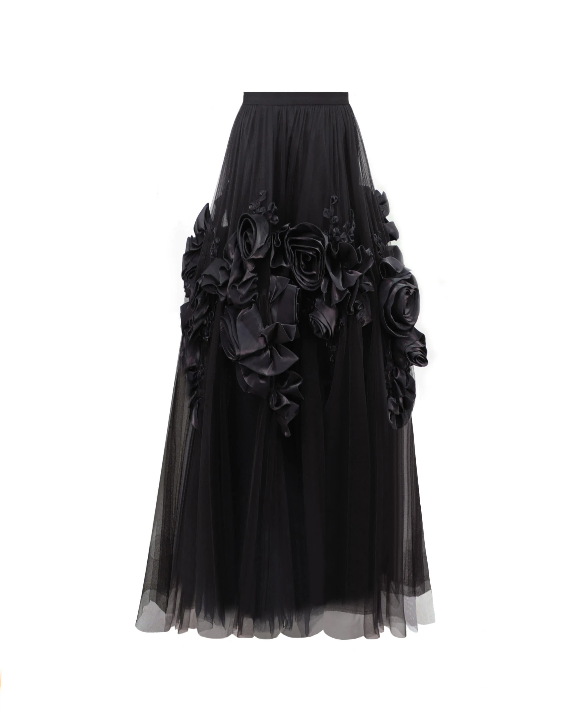 Gemy Maalouf Draped Florals Midi Dress Gemy Maalouf Draped Florals Midi Dress