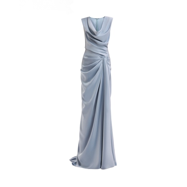 Gemy Maalouf Draped Long Dress