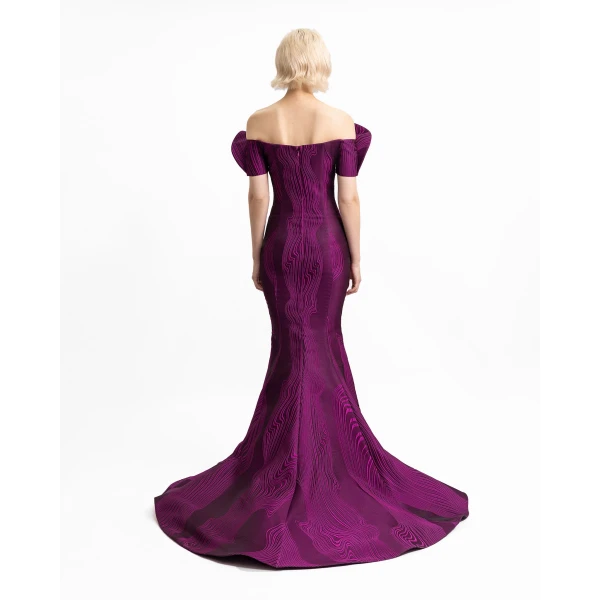 Gemy Maalouf Purple dress