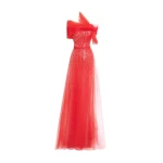 Gemy Maalouf Dress With Bow Design