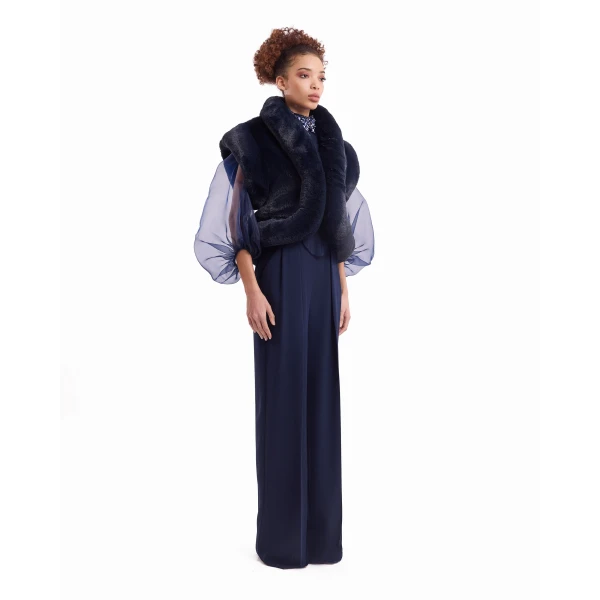 Gemy Maalouf Blue top