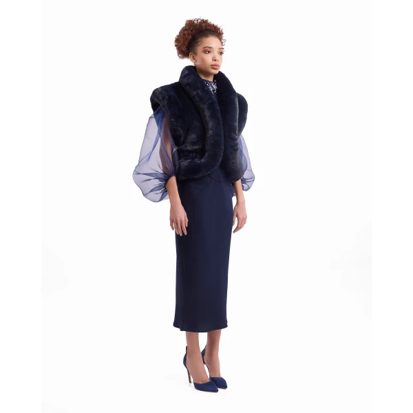 Gemy Maalouf Blue top